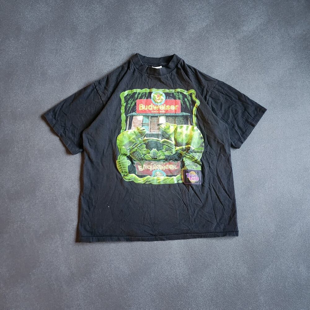 Vintage 90's Budweiser King of Beers Chameleon Touch Tone USA Made XL